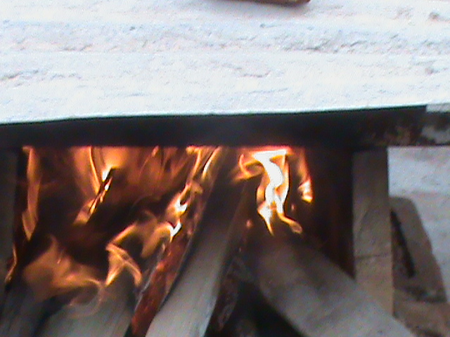Firing the oven