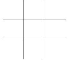 Paper-pencil-games 2: the cross and dots blank grid
