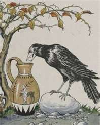 Crow and the Pitcher